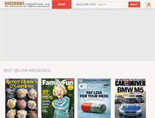 Tablet Screenshot of discountmagazines.com